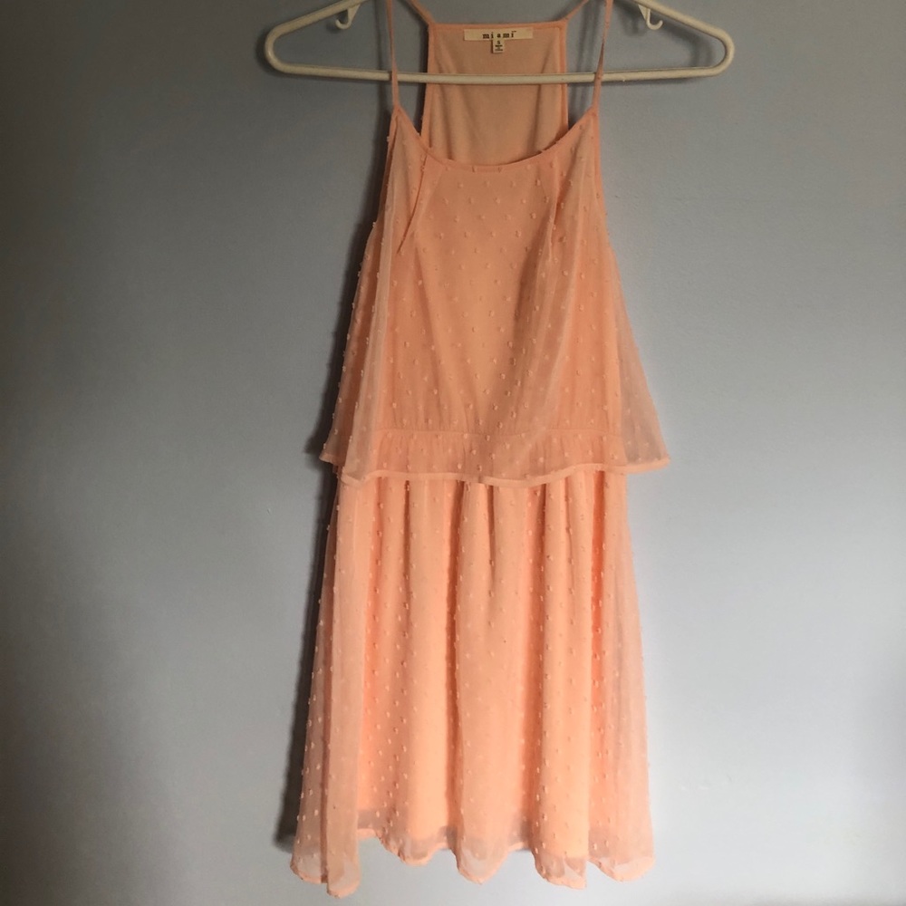 Textured dot dress